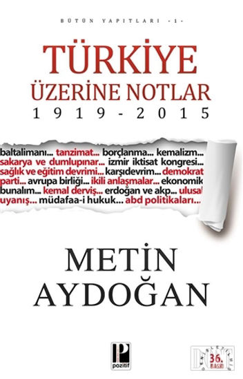 Türkiye Üzerine Notlar